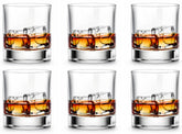 LUXU whiskey glasses set of six 11 oz for sipping scotch and whiskey