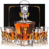 LUXULISH whiskey decanter set with elegant design for refined display