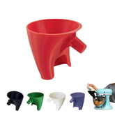 LWOGD flour funnel for KitchenAid 4.5-5 qt pours ingredients with no mess
