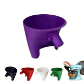 LWOGD flour funnel fits KitchenAid tilt-head mixers for clean pouring