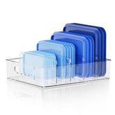 LYNG lid organizer for inside cabinet keeps lids organized and easy to grab.