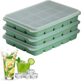 LYQOQYL ice cube tray with removable lid for easy cube release and odor protection.