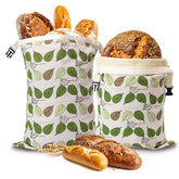Lyvhoris beeswax bread bag with 13x17 size keeps sourdough fresh on the counter.