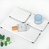 Lyxel stone drying tray close-up showing diatomite pores for rapid moisture absorption.