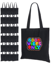 Lzerking 10oz canvas tote blank, sturdy for daily groceries and books.
