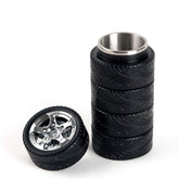 LZHLQ Tire coffee cup with stainless steel inner tube for hot beverages on the go