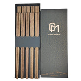 M.G reusable wooden chopsticks in wenge wood for daily meals
