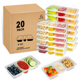 MACTANO 8 oz snack container with lids for spill-free organization
