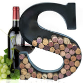 Made Easy Kit letter S cork saver showcases memories with a durable metal design.