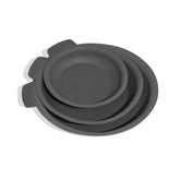 Made In 3-piece pan protectors for 8-inch pans prevent scratches during stacking.