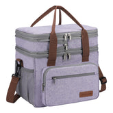 Maelstrom lunch bag expandable top compartment keeps snacks accessible on the go.