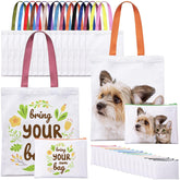 MAFYE sublimation blanks tote bag collection for DIY heat transfer projects