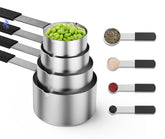 Mage Crab stackable cups demonstrate space-saving organization for quick prep.