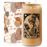 Mahrokh booklovers cup with lid and straw for spill-free reading sessions