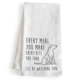 MAINEVENT Every Meal You Make towel with bold text for kitchen humor and practicality.