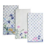 Maison d' Hermine faience pattern towels for stylish, absorbent kitchen drying