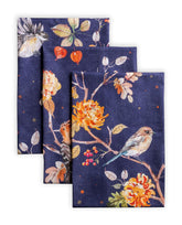 Maison d'Hermine Kelim Infinity towels with watercolor design for festive kitchen decor