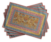 Maison d'Hermine placemats set of 4 in cotton, 13x19 inches, washable and protective.