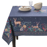 Maison d' Hermine watercolor design tablecloth adds European-inspired elegance to festive tables