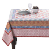 Maison d'Hermine Romane tablecloth rectangle 54x72 enhances fall and festive dining.