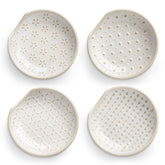 MALACASA LYDIA four pack spoon rests on a counter for tidy cooking.
