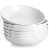 MALACASA regular pasta bowls set of six for generous servings.