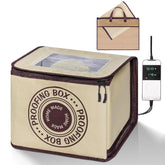 Mallroof Bread Proofing Box folded for travel portability and compact storage.