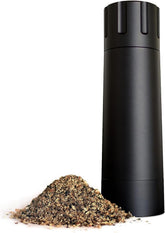 MANNKITCHEN Pepper Cannon front view shows sturdy body for rapid seasoning.