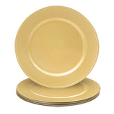 MAONAME 13-inch gold charger with beaded rim for luxurious table setting.