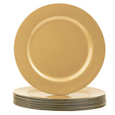 MAONAME Gold Charger Plates 12-pack for elegant table setting and quick party setup