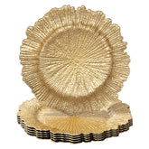 MAONAME round 13-inch gold charger plate front view enhances formal table settings