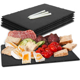 MAPRIAL slate cheese boards mini 6-pack for stylish entertaining and appetizers.