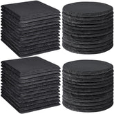 MAPRIAL slate coaster 4x4 natural square for engraving and personalization