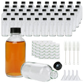 Maredash 4 oz glass bottle with lid for secure storage and travel.