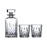 Marquis by Waterford Markham Square decanter with wedge cut for elegant pours.