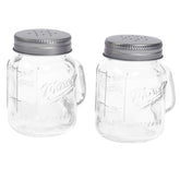 Mason Craft & More Mason Jar Salt and Pepper Shaker with clear mouth for easy refills.