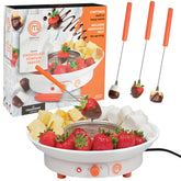 MasterChef chocolate fondue pot top view for rich dipping moments
