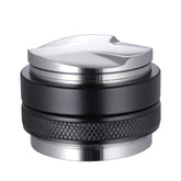 MATOW 51mm dual-head tamper in front view ensuring even puck surface.