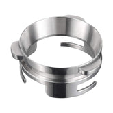 MATOW 54mm dosing funnel with grinder trigger top view for spill-free grinding