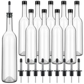 Maxdot long neck glass bottle with pourer for precise home bar pours
