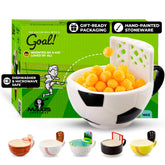 MAX’IS Creations soccer mug with goal for playful breakfasts and snack challenges.