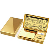 MAXUS digital gram scale with gold cover for precise jewelry weighing