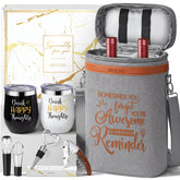 MAYICIVO wine cooler bag exterior shows durable design for on-the-go entertaining