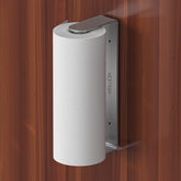 Mbillion under-cabinet paper towel holder in brushed silver saves counter space and keeps towels accessible.
