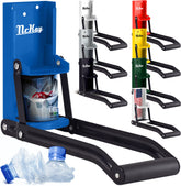 McKay 16oz can crusher mounted on wall for space-saving recycling.