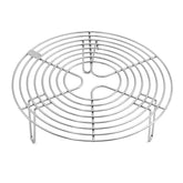 MDEOOSKY round steamer rack close-up highlights sturdy construction for even steam circulation.