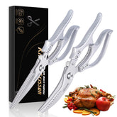 MDHAND kitchen shears heavy-duty poultry focus for precise trimming.