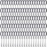 Meanplan demitasse spoons 4.33in, durable stainless steel for daily use and gatherings.