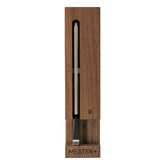 MEATER Plus with walnut finish and probe in use for precise cooking