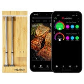 MEATER Pro Duo dual probes set up for two-zone cooking